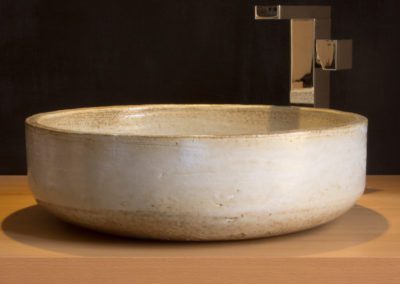 Rustic stoneware washbasins